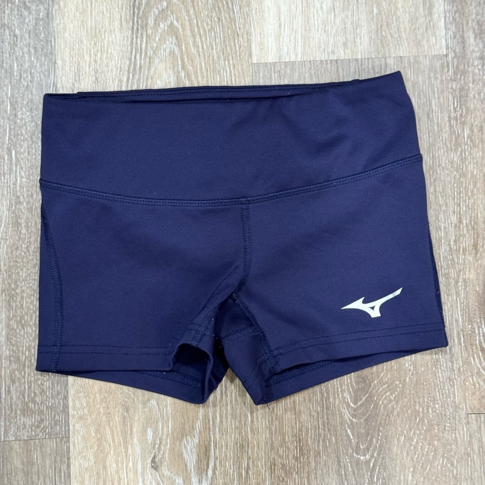 Mizuno Youth Medium - Navy Blue Athletic Shorts